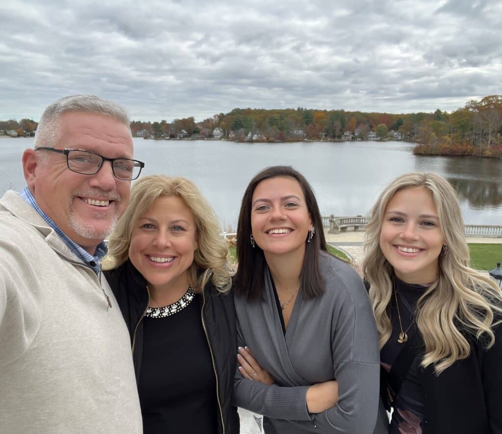 Michael Loughran Jr. and his family 